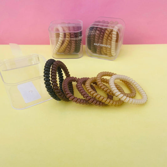 HAIR SPIRALS - ACRYLIC BOX