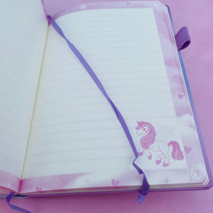 Purple Unicorn Foiled - Notebook / Journal