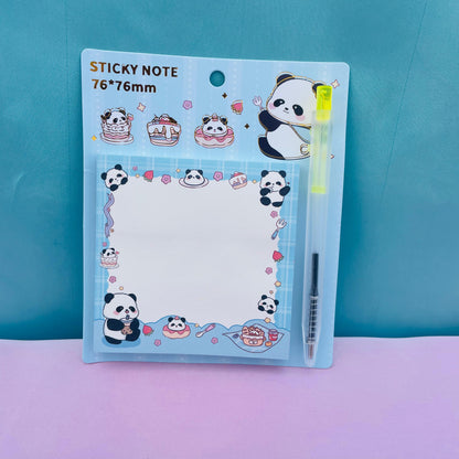 PANDA - STICKY NOTES WITH PEN