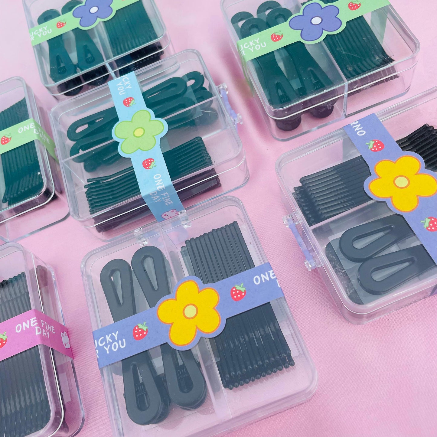 BLACK HAIR PINS - BOX