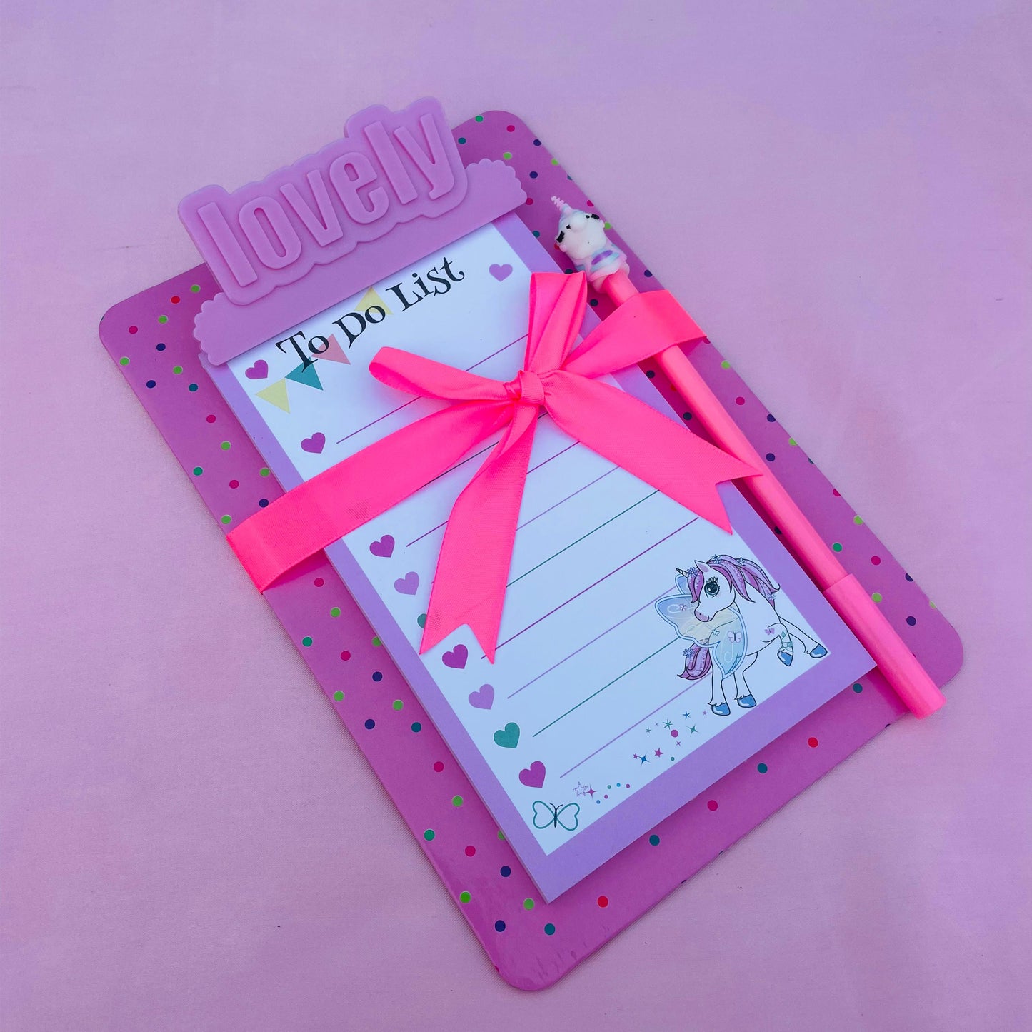 Clipboard Notepad Stationery Set - Style 1