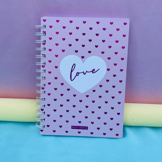 PINK HEART RING - JOURNAL/NOTEBOOK