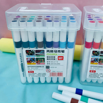 Artist Painting Acrylic Markers - Set Of 12 / 24 / 48