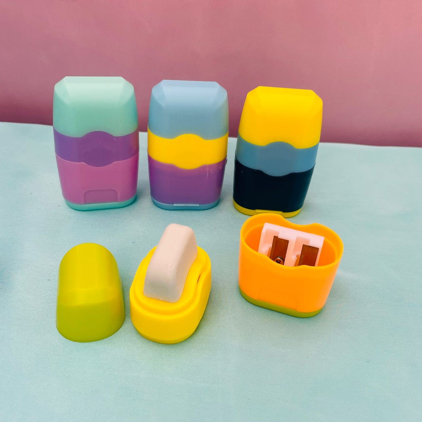 Macron Eraser & Sharpener