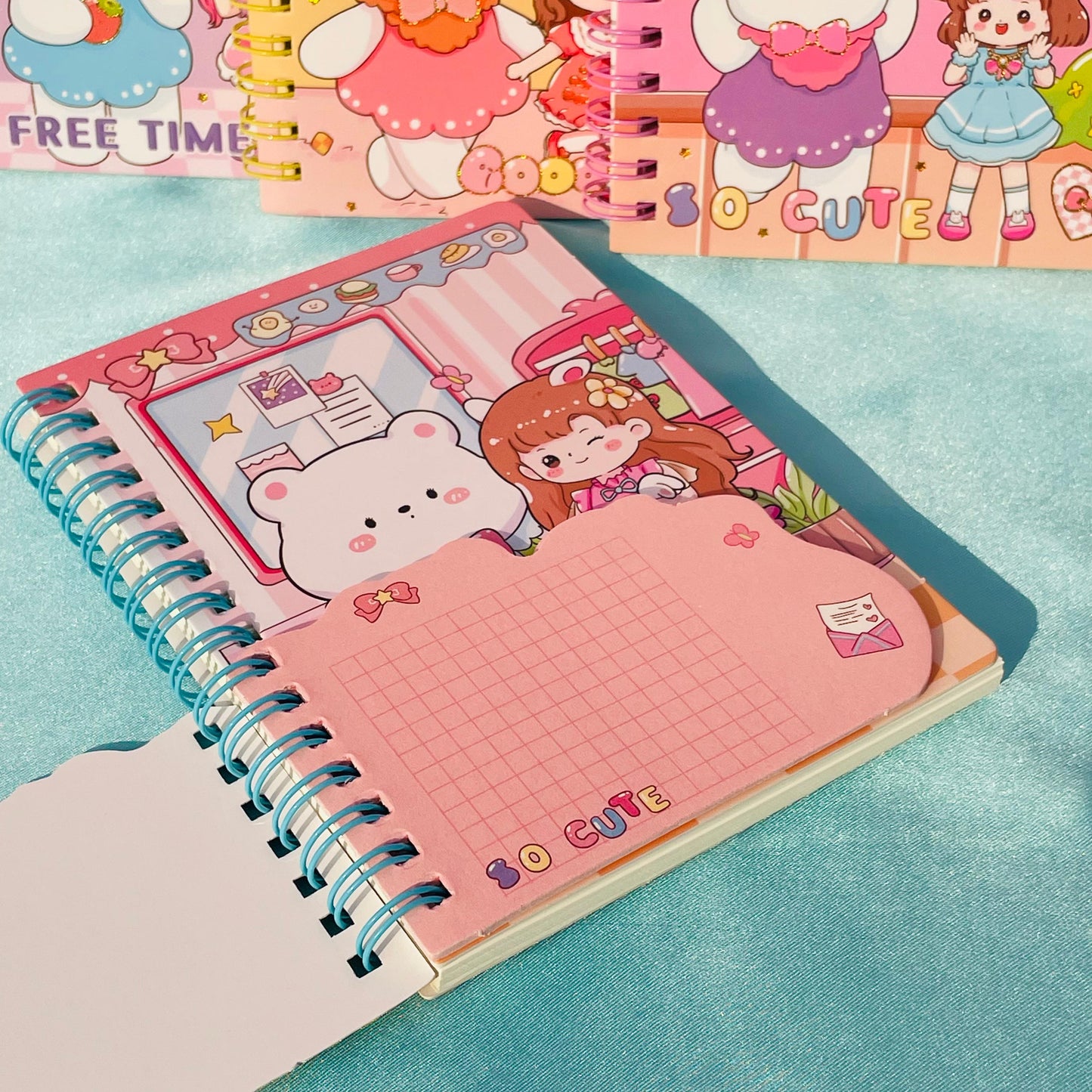 SO CUTE GIRLY - NOTEBOOK/JOURNAL (STYLE 4)