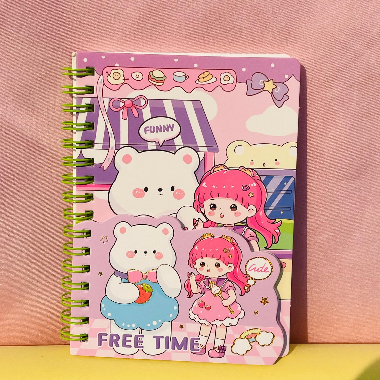 FREE TIME GIRLY - NOTEBOOK/JOURNAL (STYLE 2)