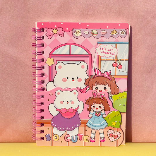 SO CUTE GIRLY - NOTEBOOK/JOURNAL (STYLE 1)