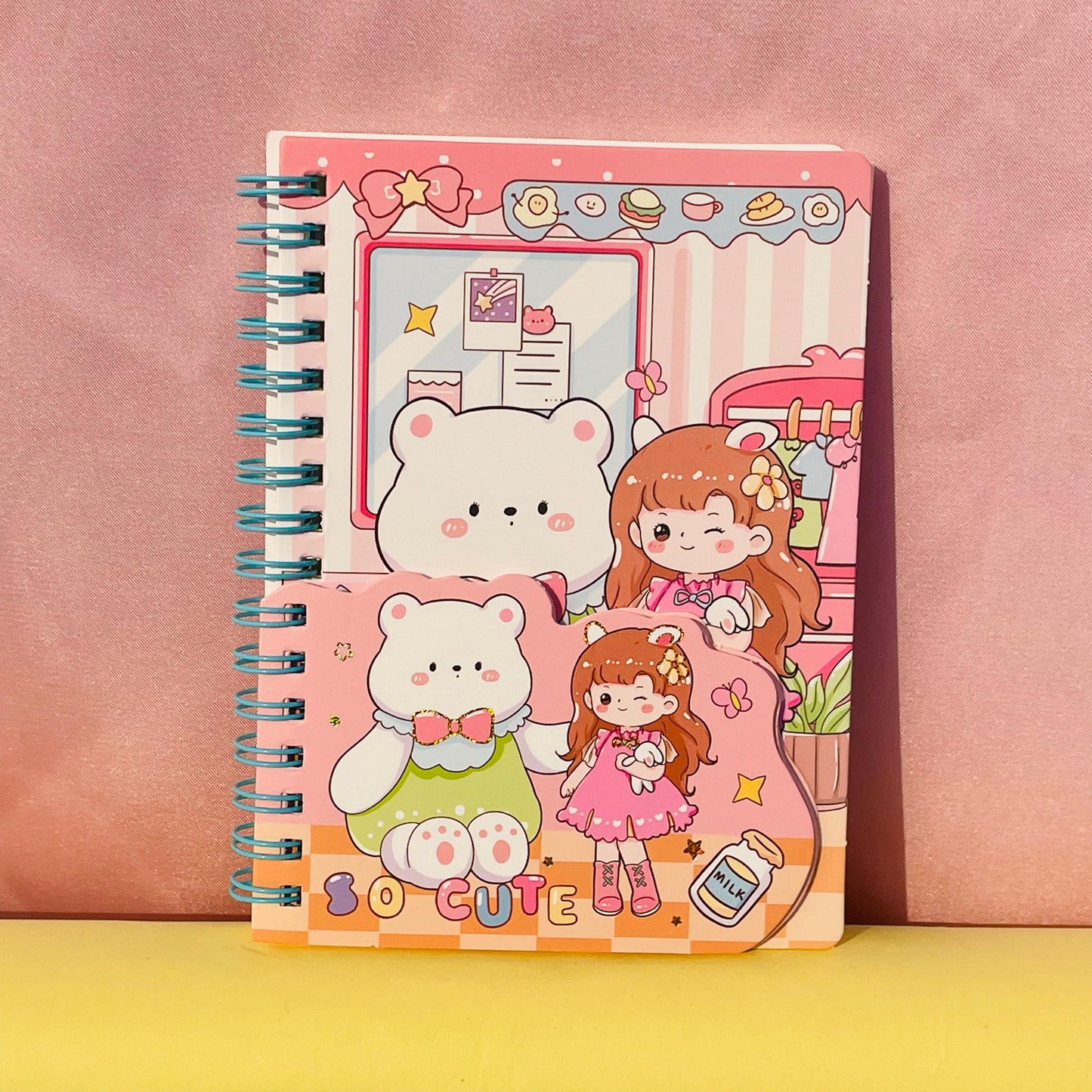 SO CUTE GIRLY - NOTEBOOK/JOURNAL (STYLE 4)