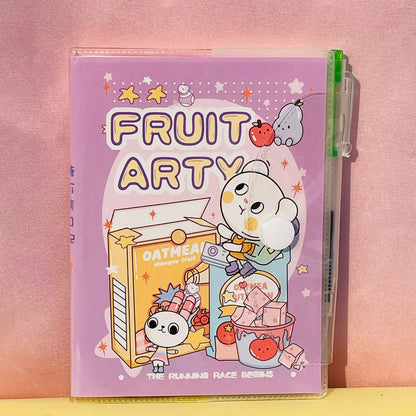 KAWAI BEARY NOTEBOOK - WITH PEN