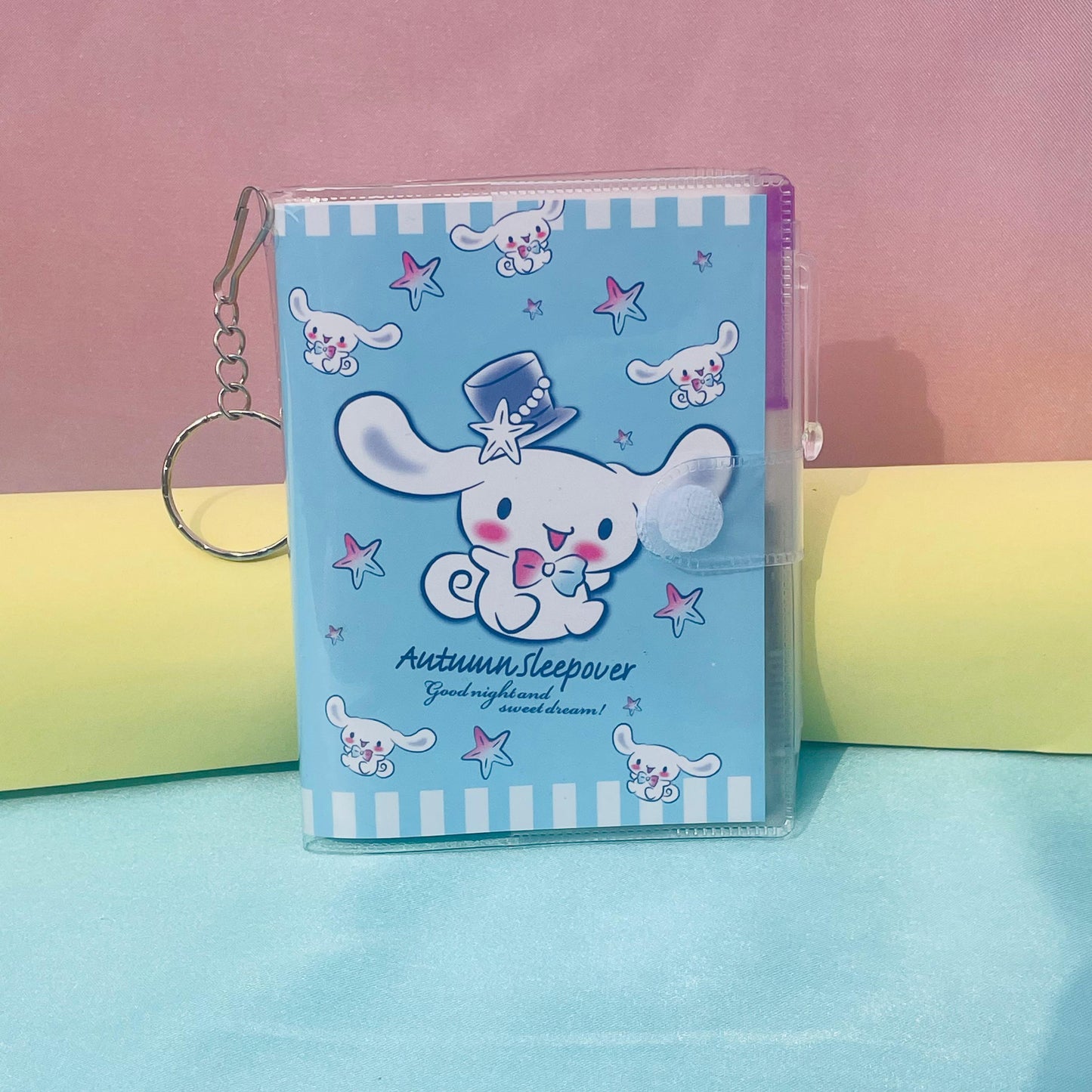 CINNAMOROLL - KEYRING NOTEBOOK WITH PEN