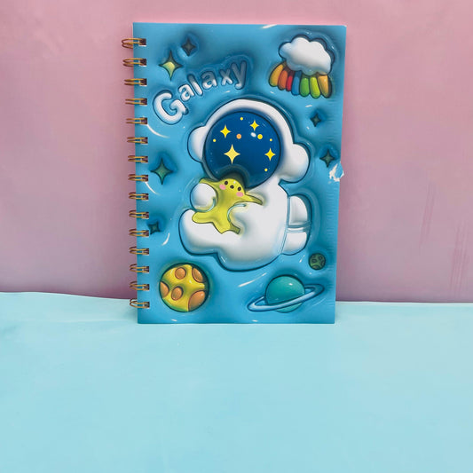 Galaxy Astronaut Spiral - Notebook / Journal