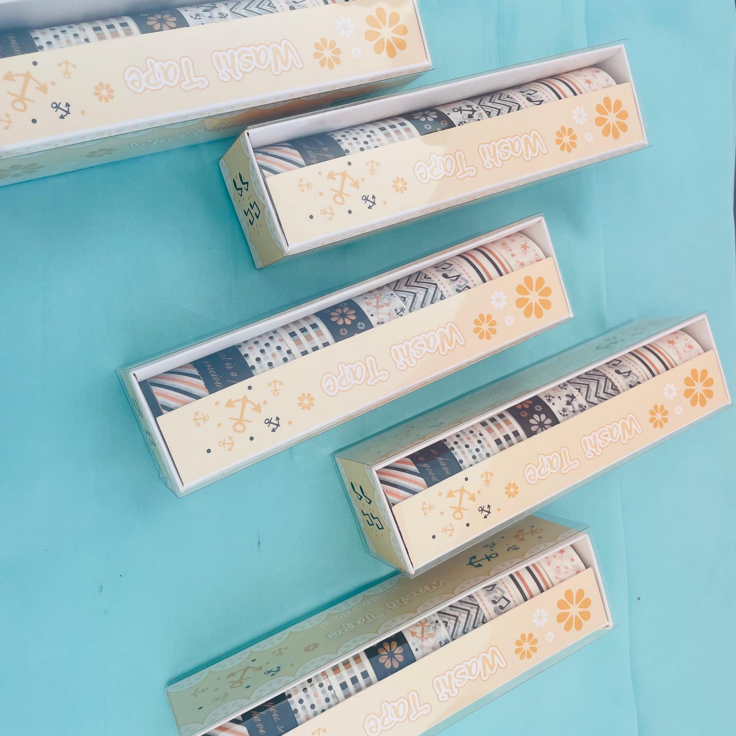 Retro - Washi Tape Set Of 10