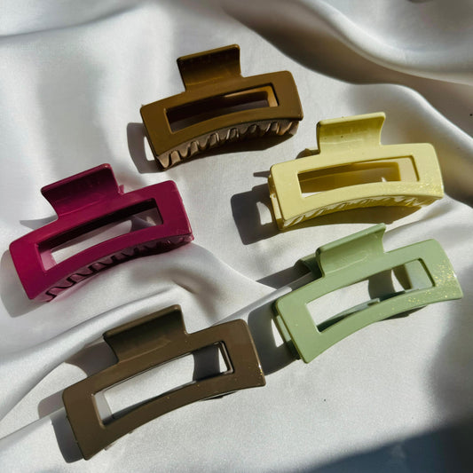 Shinny Rectangular - Hair Claws