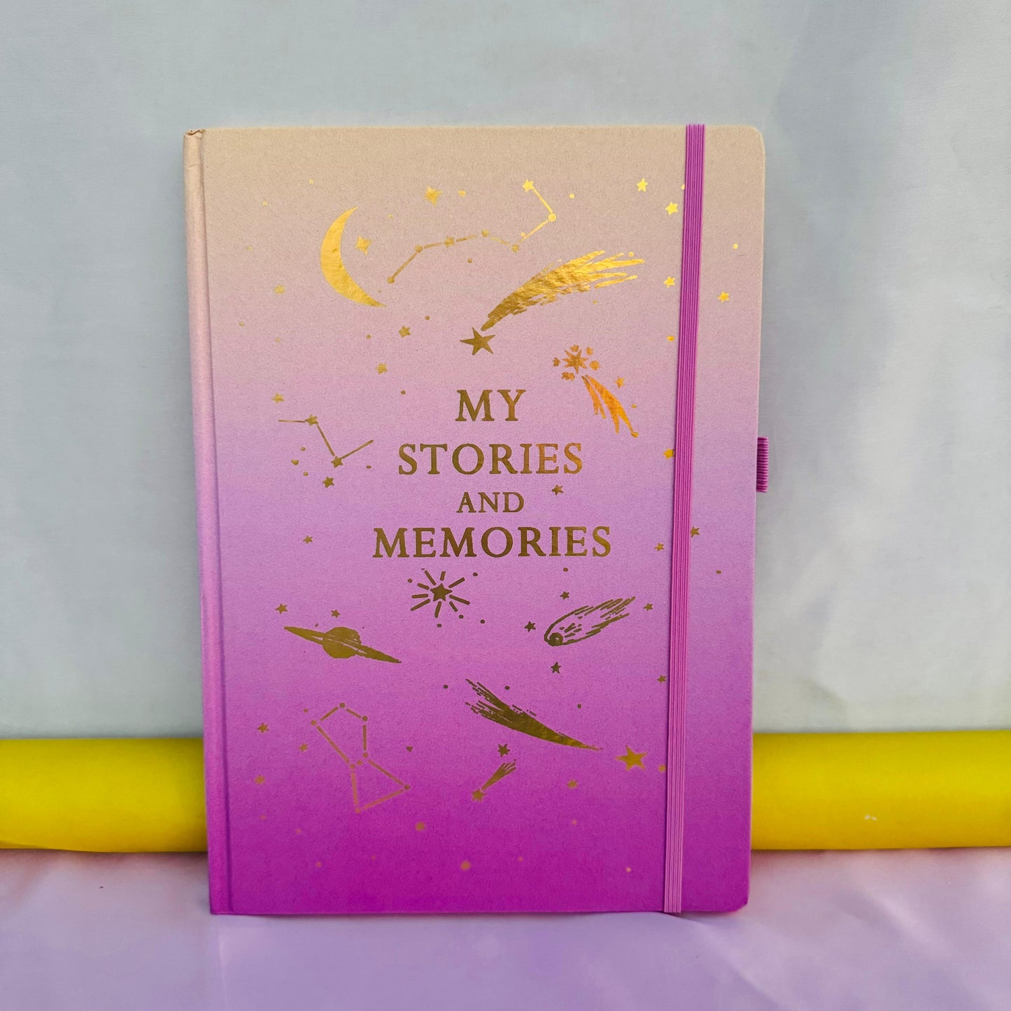 My Stories and Memories Gold Foiled A4 Foiled - Notebook / Journal