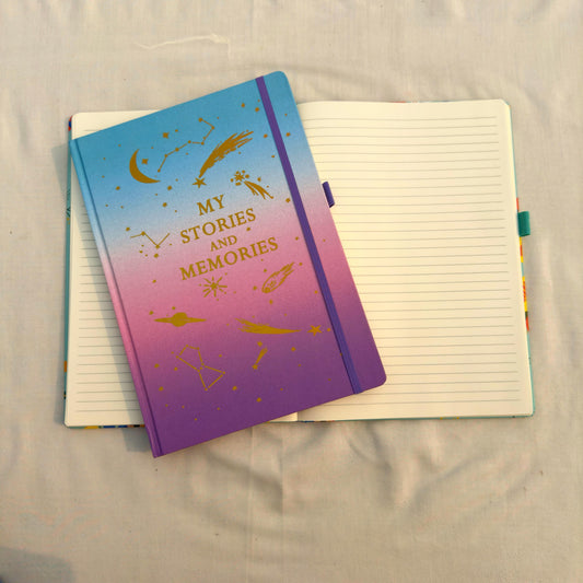 My Stories and Memories Gold Foiled A4 Foiled - Notebook (Style 3)