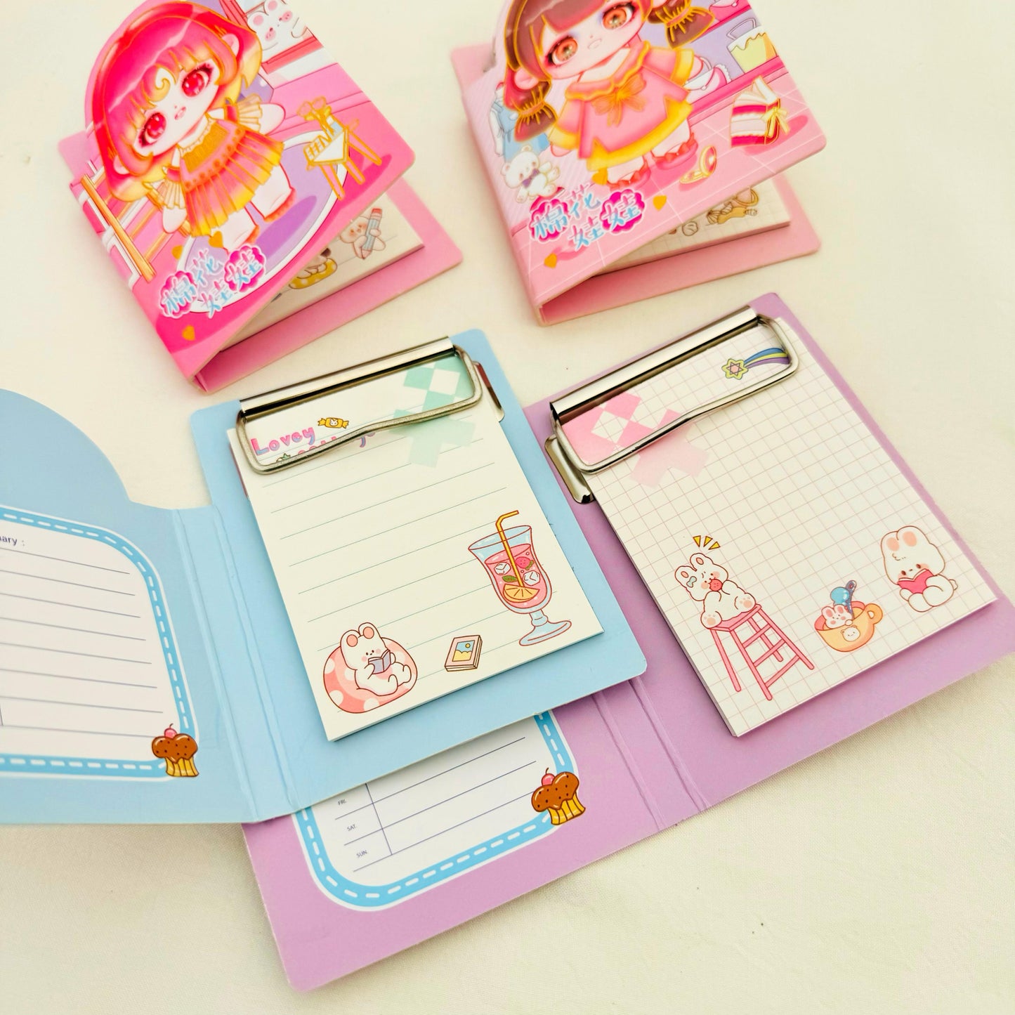 Kawai Girl - Clipboard Notepad