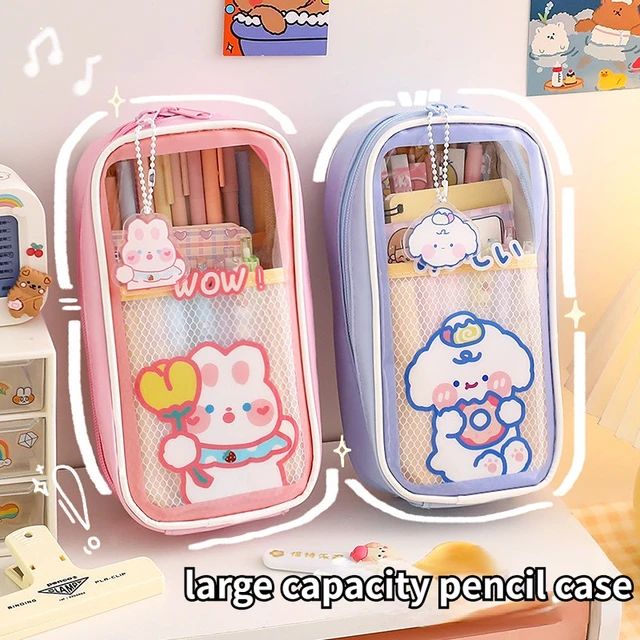 Bunny Pink Stationery Organizer - Pouch