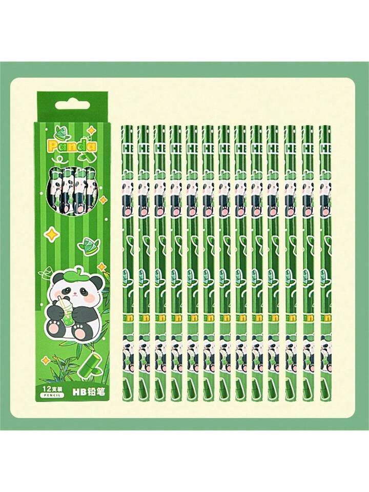 Panda - Pencil Set Of 12