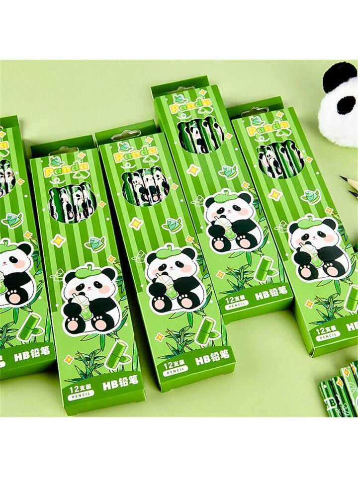 Panda - Pencil Set Of 12