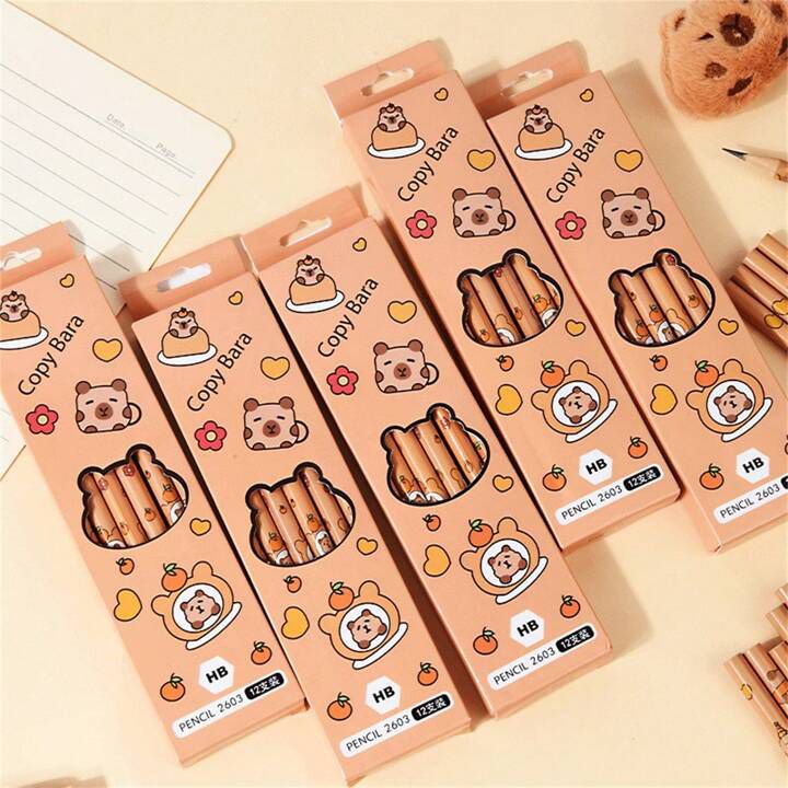 Capy Bara - Pencil Set Of 12