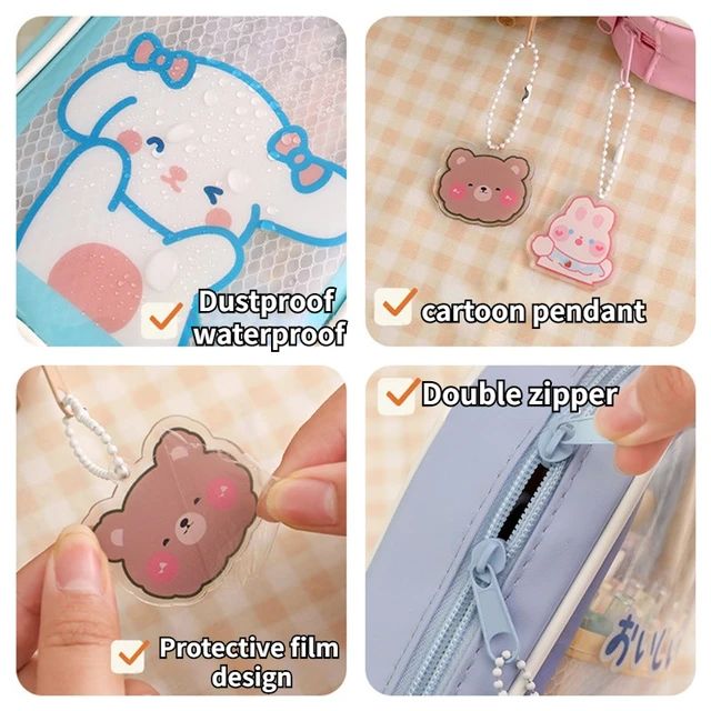 Cute Bear Brown Stationery Organizer - Pouch