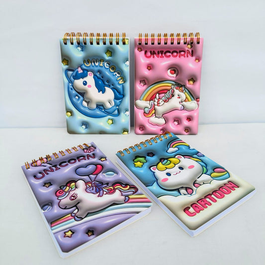 Unicorn - Spiral Notepad