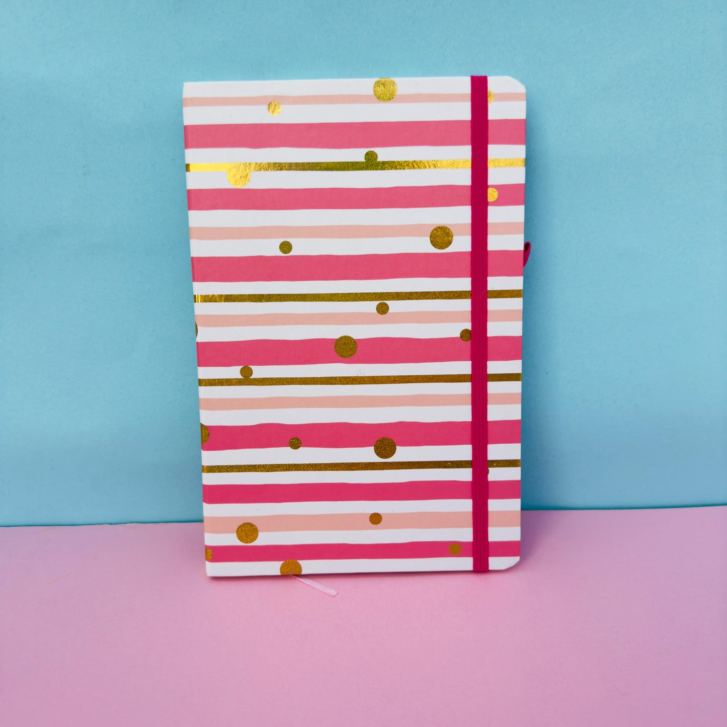 Notes Gold Foil Pink - Journal