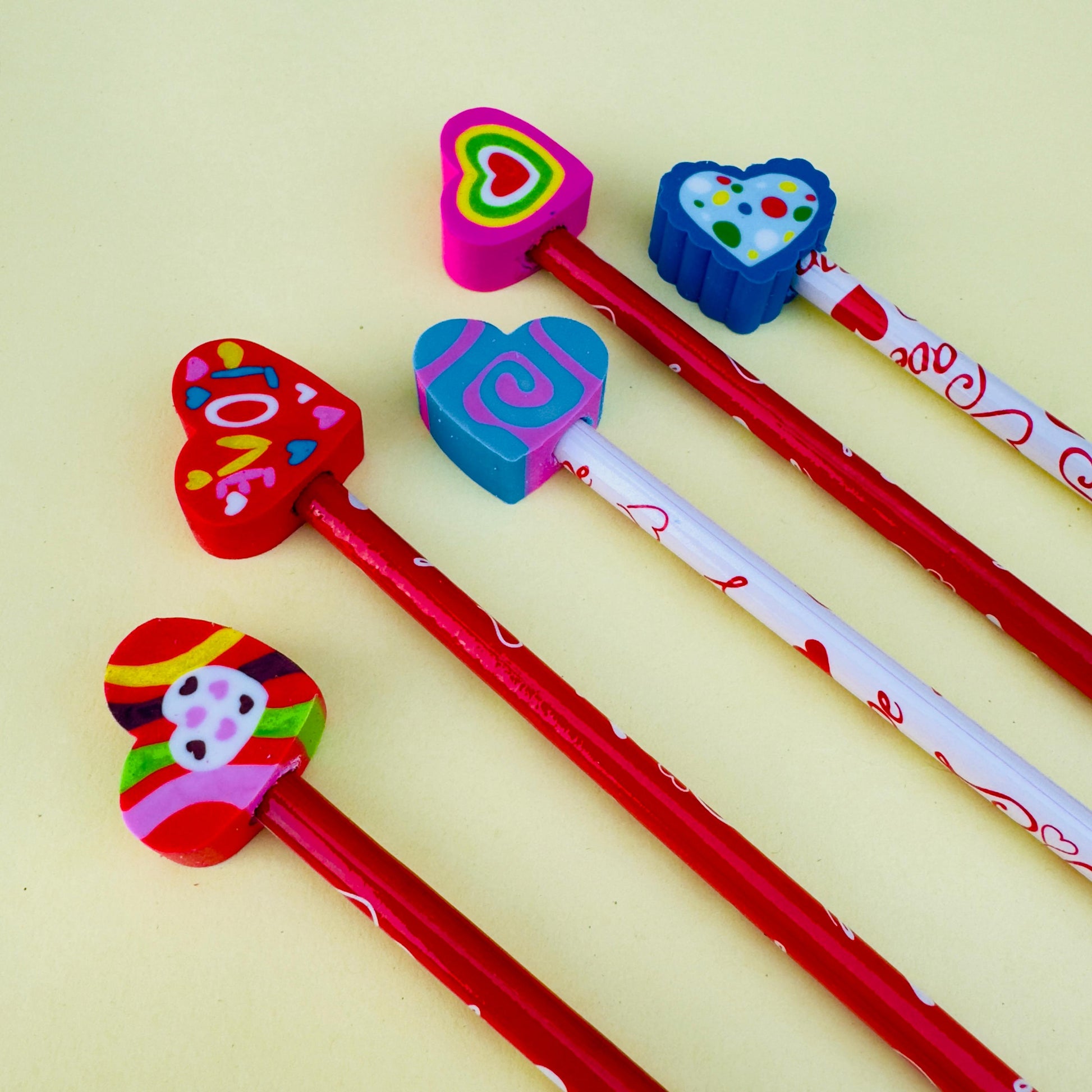 Pencil with - Eraser Topper (Style 1)