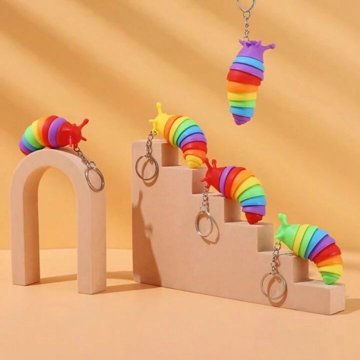 Cute Caterpillar - Keyring