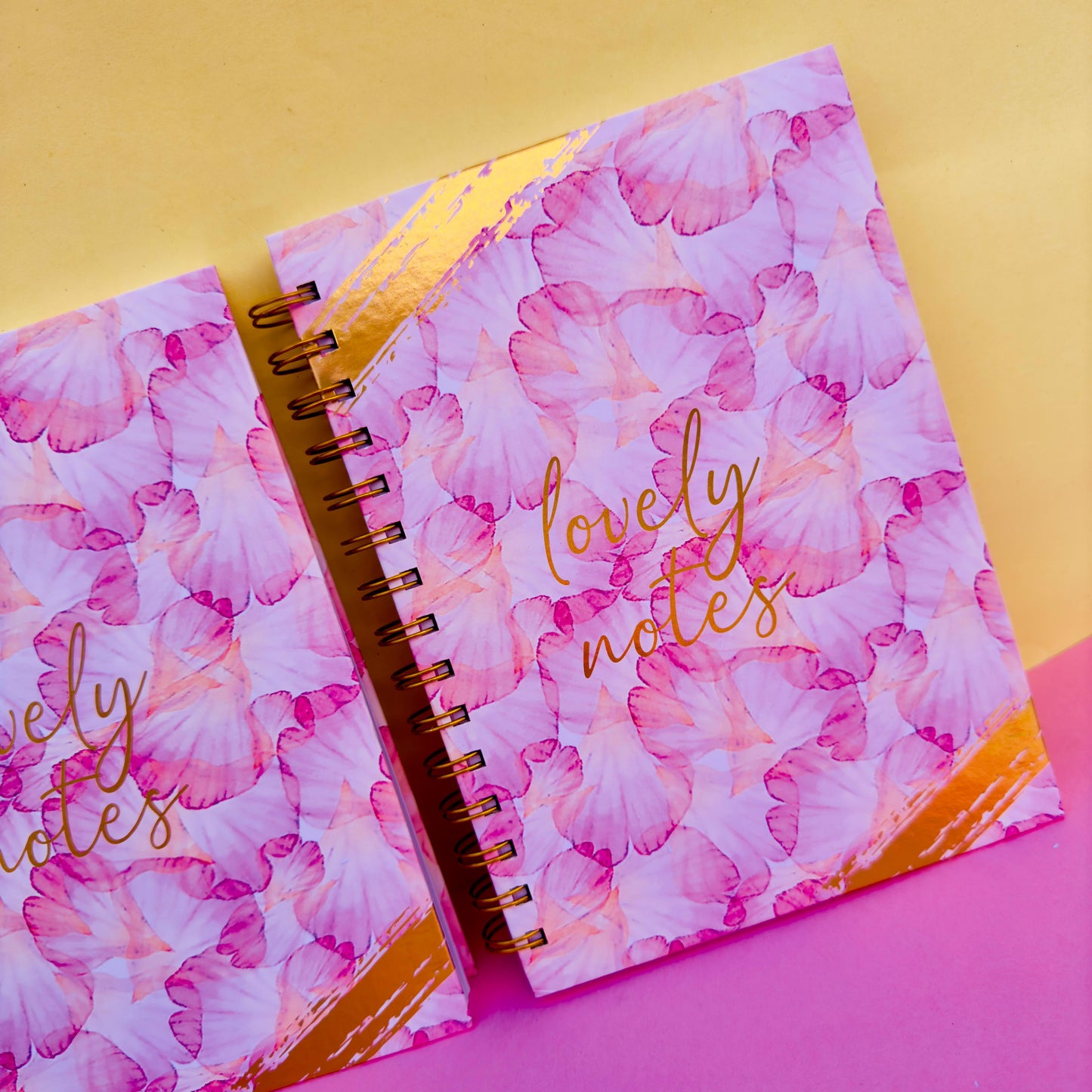 Lovely Notes Gold Foiled Spiral - Notebook / Journal