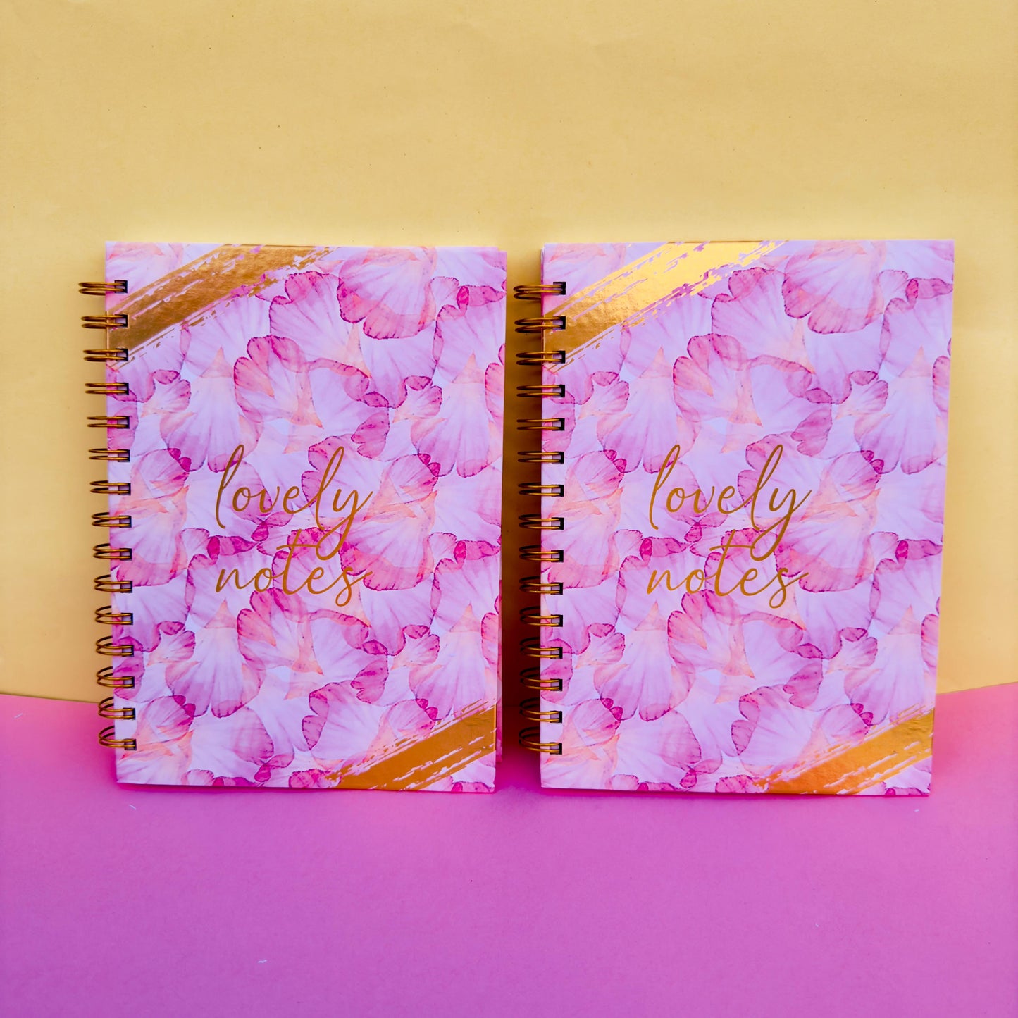 Lovely Notes Gold Foiled Spiral - Notebook / Journal