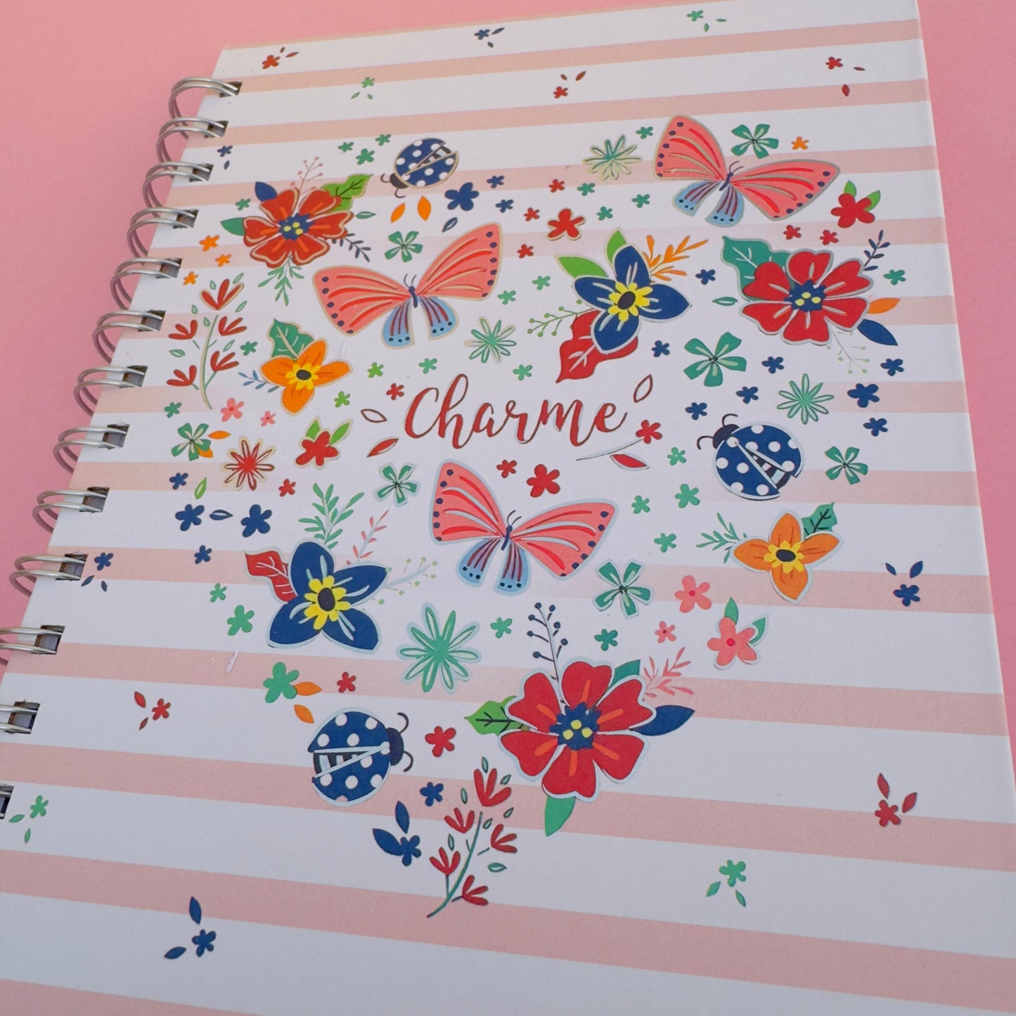 Charme Foiled Spiral - Notebook / Journal