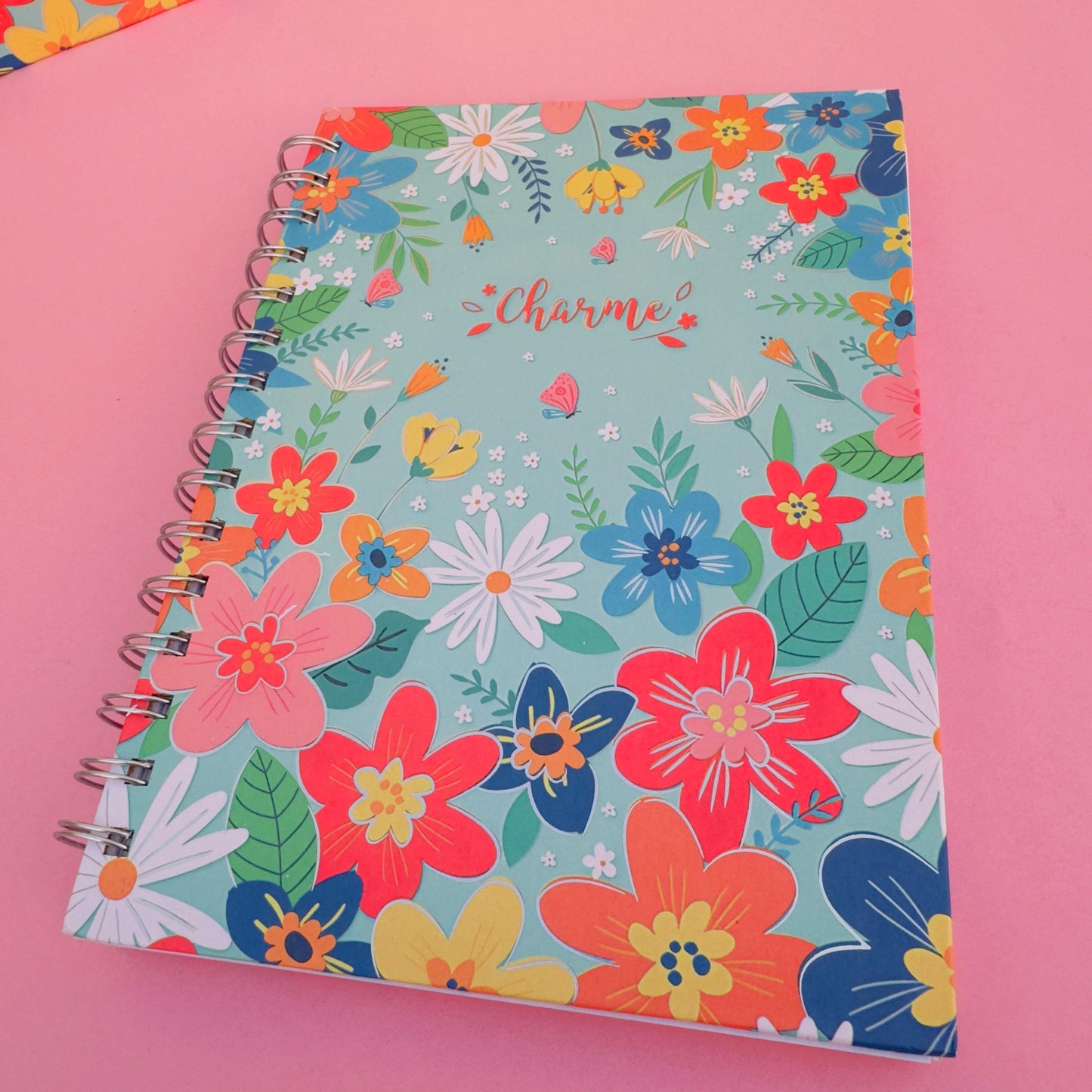 Charme Foiled Spiral - Notebook / Journal (Style 2)