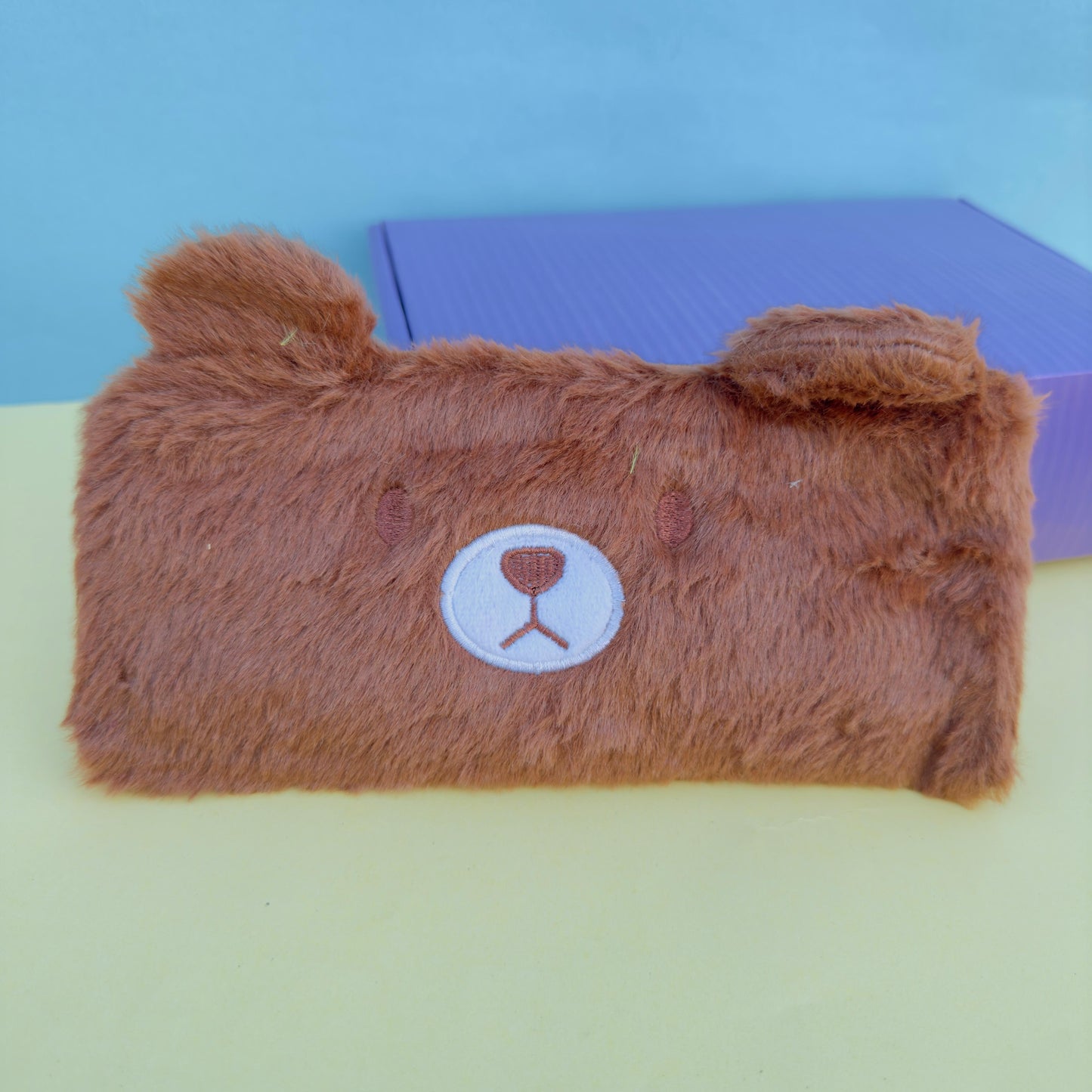 Brown Bear Plush - Pouch