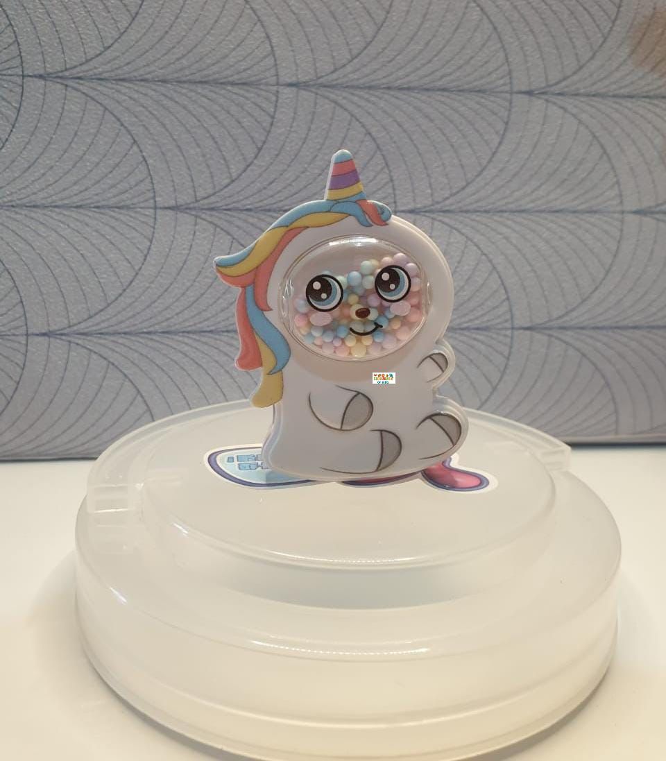 Unicorn Confetti Filled Double Hole Pencil Sharpener (3)