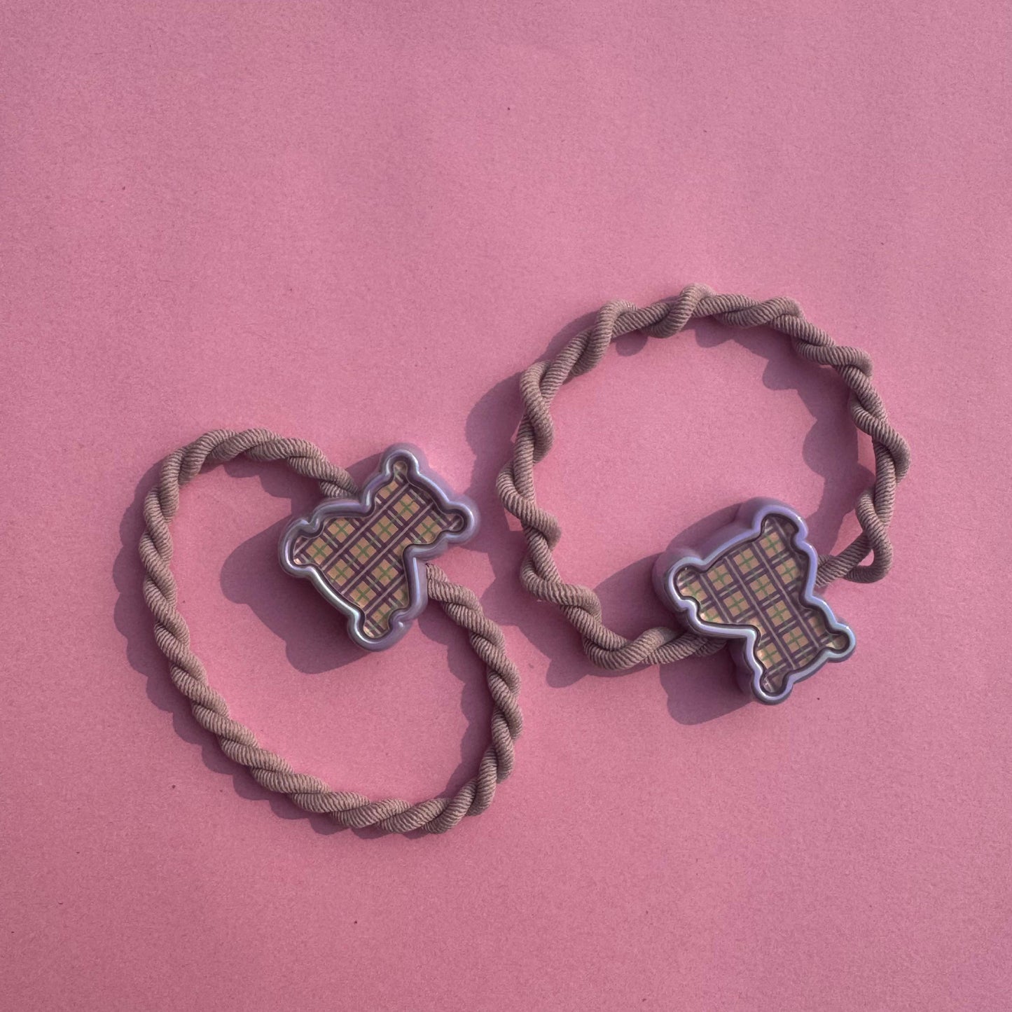 Bear hair tie - set of 2