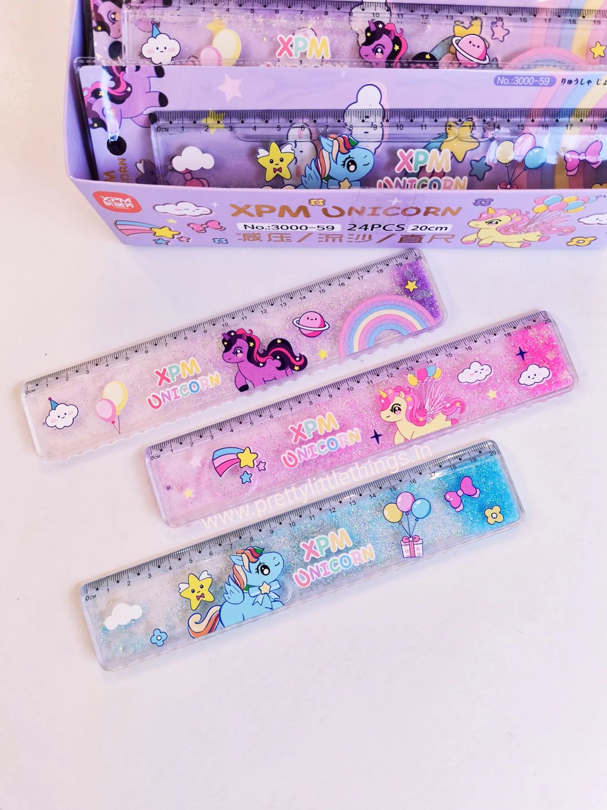 Unicorn Glitter Water - Ruler