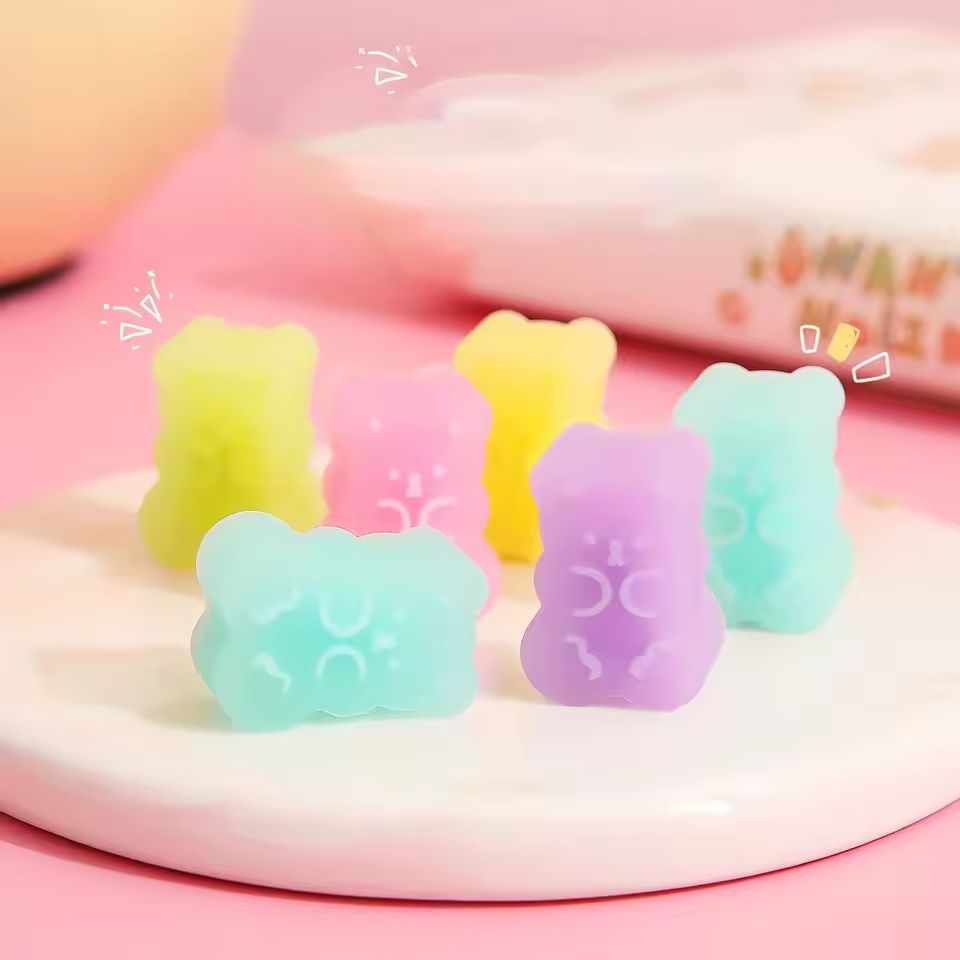 Gummy Bear Eraser - Set of 5