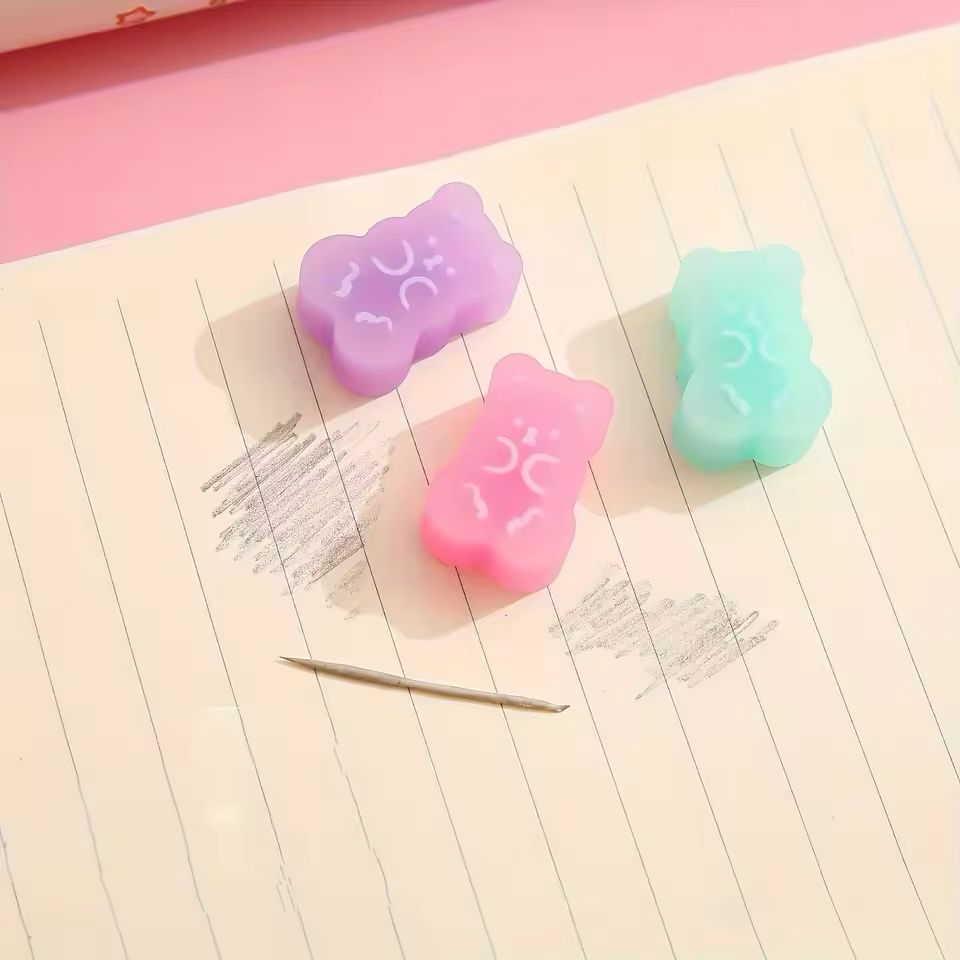 Gummy Bear Eraser - Set of 5