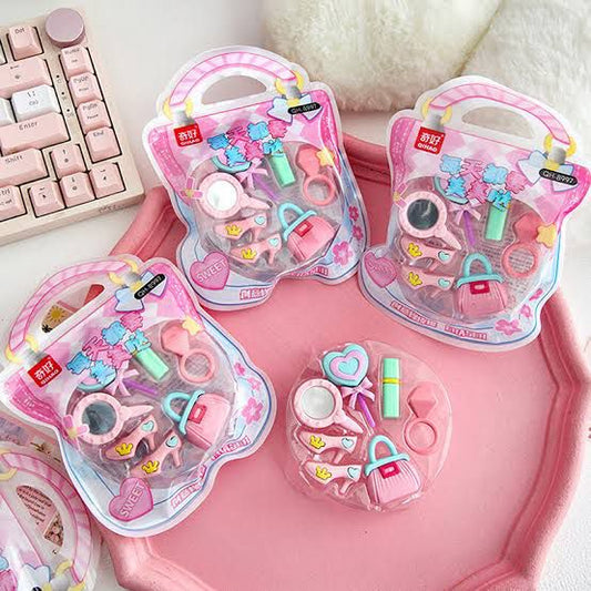Girly Eraser - Pack of 7