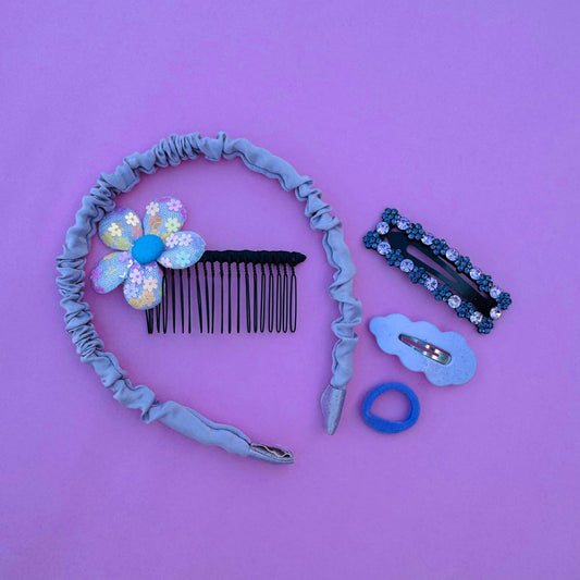 Purple Hair Accessories - Bundle