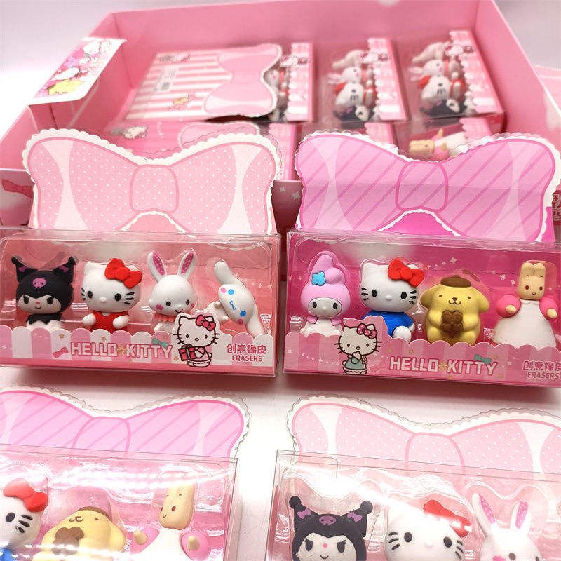 Sanrio Eraser - Set Of 4