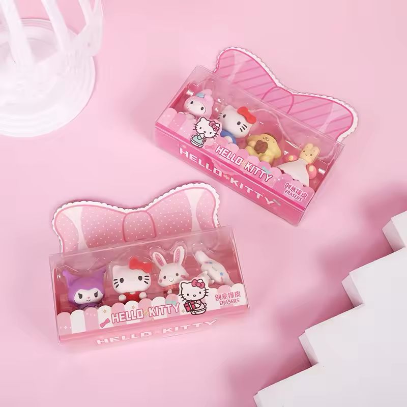 Sanrio Eraser - Set Of 4