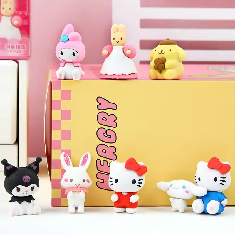 Sanrio Eraser - Set Of 4