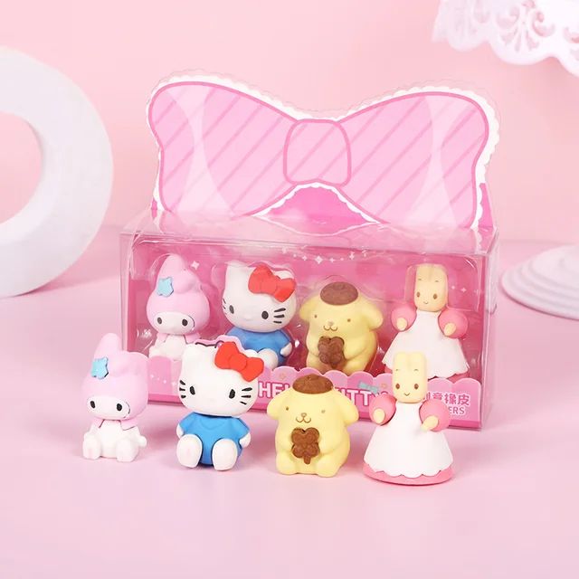 Sanrio Eraser - Set Of 4