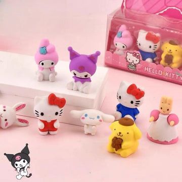Sanrio Eraser - Set Of 4