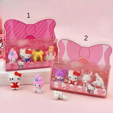 Sanrio Eraser - Set Of 4