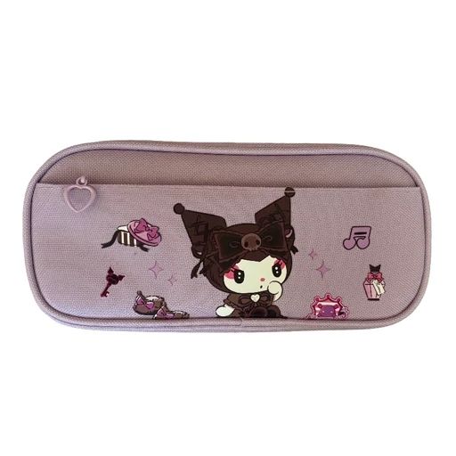 Kuromi Zipper Large Capacity - Pouch