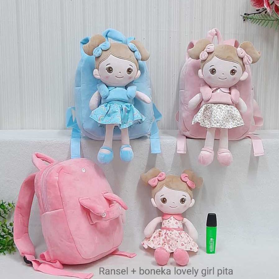 Cute Doll Plushie Toy - Bag Pack