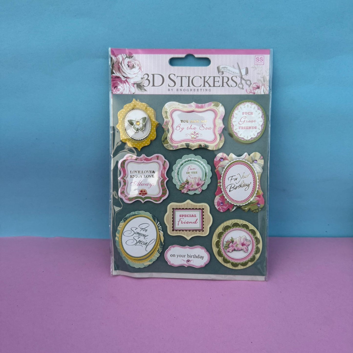 Greetings 3D - Sticker Sheet